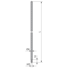 Verbindungsstange Made in Germany - 018252000010 erial/Oberflächen: St galvanisch verzinkt, Produktgruppe: Schloss-Zubehör zum AnpassenArtikelnummer: 01.82