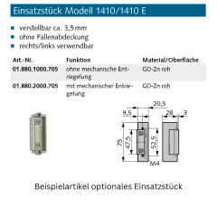 Einsatzst&uuml;ck Made in Germany - ohne Fallenabdeckung