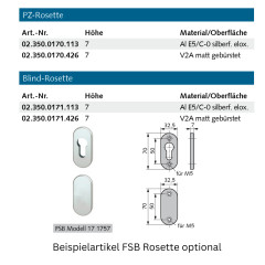 FSB Rosette Made in Germany