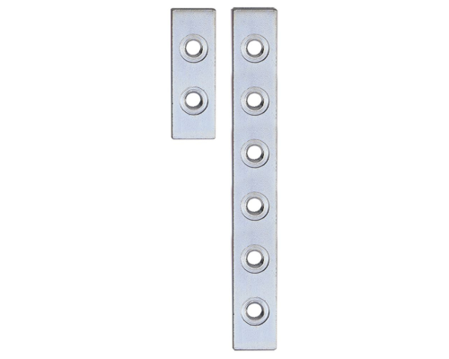Gegenplatte für 2- und 3-teilige Bänder - 042060145010 erial/Oberflächen: St galvanisch verzinkt, Produktgruppe: 2D Aluminium-Türbänder GegenplatteArtikeln