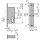 Einsteck-Riegelschloss Riegel bündig - Dornmaß: 30, Ausführung: Mikroschalter zur Riegelüberwachung (ab 35 mm Dorn) - 014073016426 erial/Oberflächen: Edelstahl V2A matt gebürstet,