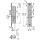 Einsteck-Fallenschloss DIN links - Produkt-Richtung: DIN rechts - 014082000426 erial/Oberfl&auml;chen: Edelstahl V2A matt geb&uuml;rstet, Produkt-Richtung: DIN rechts, Dornma&szlig;: 20, Schlossst