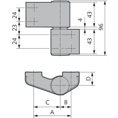 WSS 3D-PLUS Türband PLANAR, 2-teilig - V040102365114...