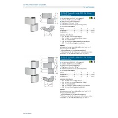 3D-PLUS Türband, 2-teilig, RC2, für 10 mm Flügelaufschlag - V040362365114 rial/Oberflächen: Al E6/C-0 silberfarbig eloxiert, Produkt-Richtung: DIN rechts/links verwendbar, Produktg