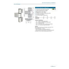 3D-PLUS Türband, 3-teilig, RC3 Made in Germany - V040402365114 rial/Oberflächen: Al E6/C-0 silberfarbig eloxiert, Produkt-Richtung: DIN rechts/links verwendbar, Produktgruppe: 3D-P