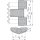 3D-PLUS Türband, 3-teilig, RC3 Made in Germany - V040402365114 rial/Oberflächen: Al E6/C-0 silberfarbig eloxiert, Produkt-Richtung: DIN rechts/links verwendbar, Produktgruppe: 3D-P