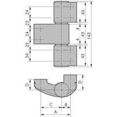 WSS 3D-PLUS Türband, für 10 mm...