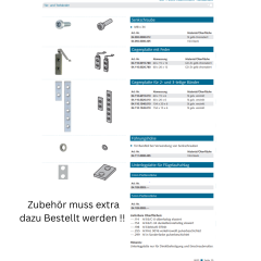 WSS 3D-PLUS Türband, 2-teilig - 04.080.3669.114 - 040803669114 - Hochwertige Qualität - Zuverlässig und langlebig - Ideal für den professionellen Einsatz
