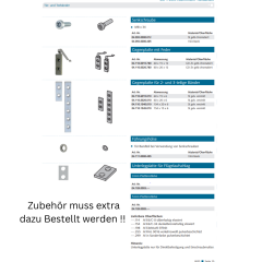 WSS 3D-PLUS Türband, 3-teilig für Pfostenkonstruktion - V040823669114 - Hochwertige Qualität - Zuverlässig und langlebig - Ideal für den professionellen Einsatz