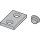 Unterlegplatte für Flügelaufschlag - V041090003114 rial/Oberflächen: Al E6/C-0 silberfarbig eloxiert, Produktgruppe: 3D-PLUS Aluminium-Türbänder, Drehpunkt in mm (Bänder): 23, Achs