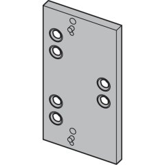 Bohrlehre ein- und auswärts öffnende Türen, 65/78 mm - V041120065105 rial/Oberflächen: Al blank, Produktgruppe: 3D-PLUS Aluminium-Türbänder, Drehpunkt in mm (Bänder): 23, Achse in