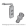 WSS 2D Aluminium-Türband, 3-teilig - V041522563114 - Hochwertige Qualität - Zuverlässig und langlebig - Ideal für den professionellen Einsatz - Top Ware zum günstigen Preis
