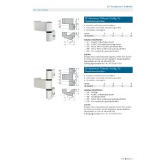 WSS 2D Aluminium-Türband, 3-teilig, für Pfostenkonstruktion - V041563671114 - Hochwertige Qualität - Zuverlässig und langlebig - Top Ware zum günstigen Preis