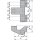 WSS 2D Aluminium-Türband, 3-teilig, für Pfostenkonstruktion - V041563671114 - Hochwertige Qualität - Zuverlässig und langlebig - Top Ware zum günstigen Preis