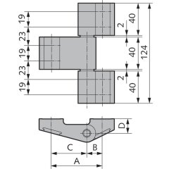 WSS Aluminium-Türband, 3-teilig Made in Germany -...