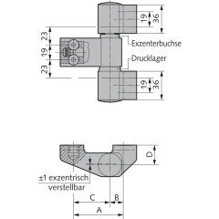 WSS Stahltürband, 3-teilig Made in Germany -...