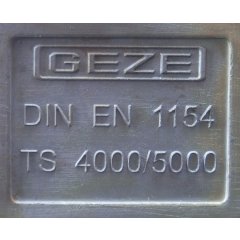 GEZE Montageplatte TS 4000/ TS 5000  Silber