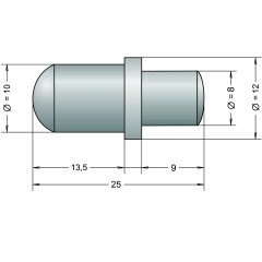 Aufdruckbolzen Aufdruckbolzen von ASSA ABLOY 1021---------00