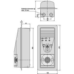 Steuerterminal Steuerterminal von ASSA ABLOY 1340-21-----E90