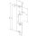 Fluchttüröffner mit kurzem Flachschließblech Fluchttüröffner von ASSA ABLOY 332.80-09635F91