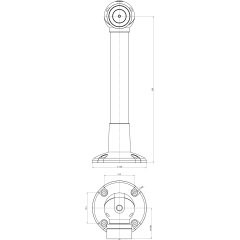Haftmagnet Haftmagnet von ASSA ABLOY 830-8BW3U---F90