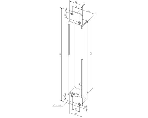 Schließblechkasten Schließblechkasten von ASSA ABLOY 844L4SBK-----01