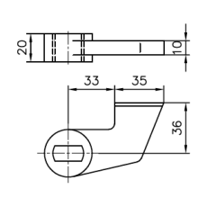 Traghebel dormakaba 7431