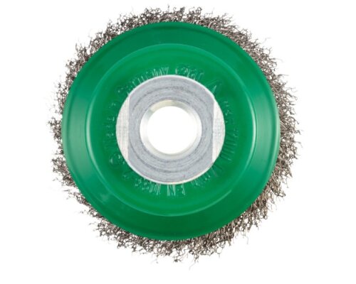 1 x Topfbürste BTVW für Edelstahl 60x21 mm für Winkelschleifer gewellt