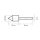 10 x Polierstift P1KS Kegelspitzform 16x32 mm Schaft 6 mm