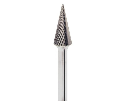 LUKAS Fräser HFM Spitzkegelform für harte Werkstoffe 10x20 mm Schaft 6 mm | Verz. 4