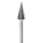 LUKAS Fräser HFM Spitzkegelform für harte Werkstoffe 10x20 mm Schaft 6 mm | Verz. 4