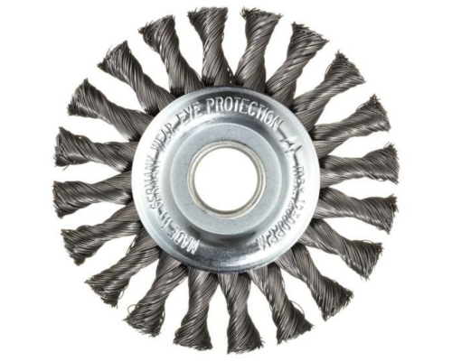LUKAS Rund-Drahtbürste BRSZ universal 125x14 mm für Winkelschleifer gezopft