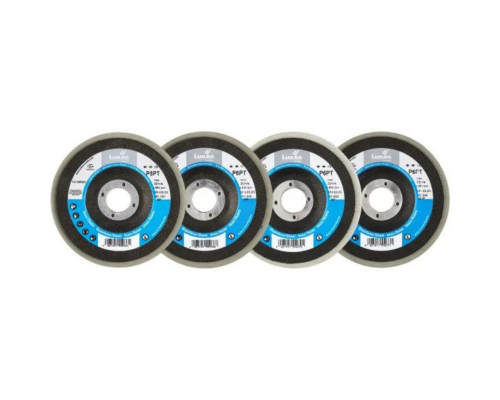 LUKAS Polierteller-Set P6PT Ø 125 mm 4-teilig für Winkelschleifer schräg