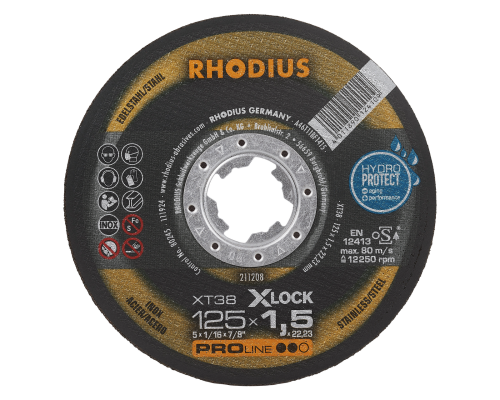 Extradünne Trennscheibe, Typ: XT38 X-LOCK, Menge: 25.0 Stück, Maße: 125 x 1,5 x 22,23 - Hochwertige Verarbeitung für präzise Schnitte. Ideal für Profis und Heimwerker.