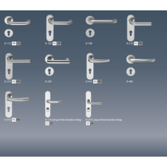 OGL Click Rosetten-Drückergarnitur D110 9mm FS AL PZ mit OGL Click Sytem; Federunterstützung; mittig geteilter Panikstfite inklusive; Türstärke 40 - 66 mm