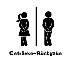 Hinweisschild Piktogramm rund 7,5 cm Edelstahl...